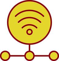 Internet conexión Clásico icono diseño vector