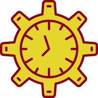 Time management Vintage Icon Design vector