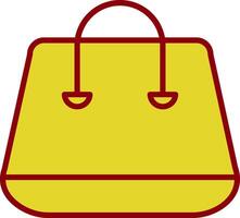 Shopping Bag Vintage Icon Design vector