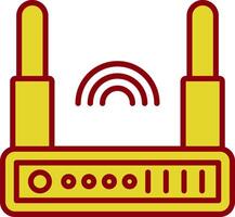 Router Vintage Icon Design vector