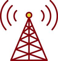 Radio Tower Vintage Icon Design vector