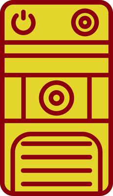 Cpu Vintage Icon Design