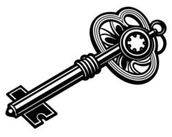 Key icon simple vector