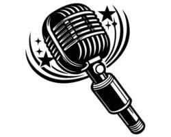 Microphone icon design vector