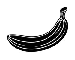 A banana silhouette design vector