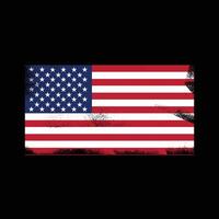 Flag of United States of America Illustration vector