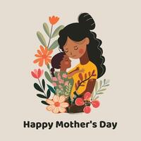 Lovely Mother's Day illustration vector