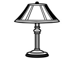 Lamp isolated on white background vector