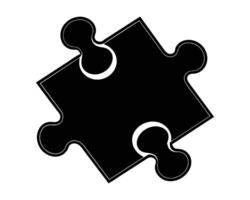 Puzzle sign icon illustration vector