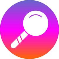 Lollipop Glyph Gradient Circle Icon Design vector