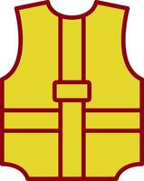 Safety Jacket Vintage Icon Design vector