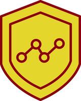Security Analytics Vintage Icon Design vector