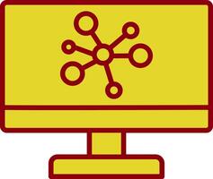 Network Vintage Icon Design vector