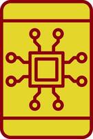 Mobile Technology Vintage Icon Design vector
