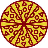 Pizza Vintage Icon Design vector