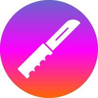 Pocket Knife Glyph Gradient Circle Icon Design vector