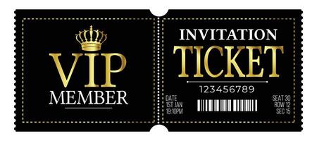 Ticket Design Template For Concert, Event, Party, Festival , Invitation, Show, Coupon, Pass, Cinema vector