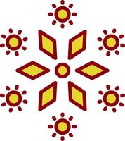 Firework Vintage Icon Design vector