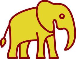 Elephant Vintage Icon Design vector