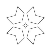 Geometric Abstract Shape Element vector