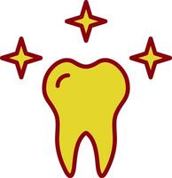 Healthy Tooth Vintage Icon Design vector