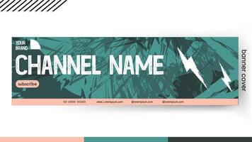 Cover banner Template gradient tosca color style Blue Grunge design, Design a creative graphic banner for a web application. vector