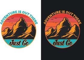 Adventure is out there just go vector