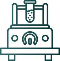 Measuring Device Line Gradient Icon vector