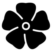 flower glyph icon vector