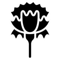 carnation glyph icon vector