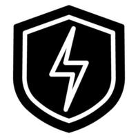 shield glyph icon vector