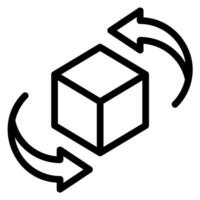 workflow line icon vector