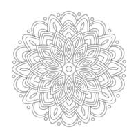 Mandala Art Geometric Pattern Floral Design vector