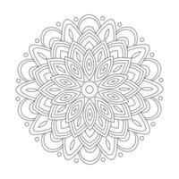 Mandala Art Geometric Pattern Floral Design vector