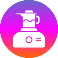 Juicer Glyph Gradient Circle Icon Design vector