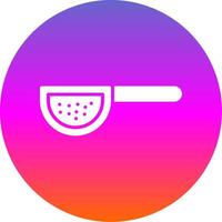 Sieves Glyph Gradient Circle Icon Design vector