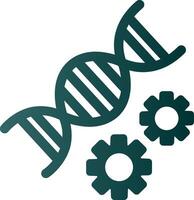 Genetics Glyph Gradient Icon vector