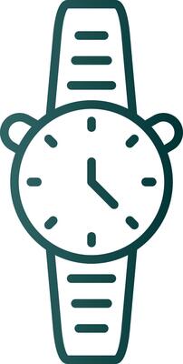 Watch Line Gradient Icon