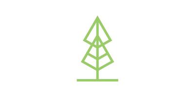 pine tree logo design and arrow direction, up, growth, logo design template, symbol, icon, , creative idea. vector