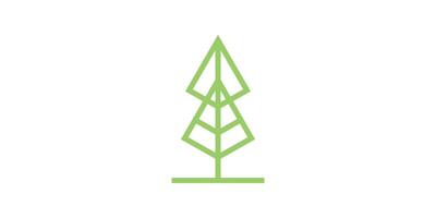 pine tree logo design and arrow direction, up, growth, logo design template, symbol, icon, , creative idea. vector