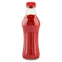 Ketchup bottle on isolated transparent background png
