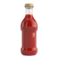 Ketchup bottle on isolated transparent background png