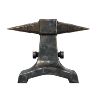 Anvil iron on isolated transparent background png