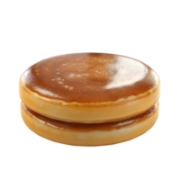 Dorayaki pancake on isolated transparent background png