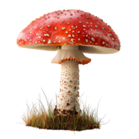 Mushroom on isolated transparent background png
