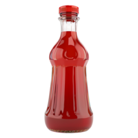 ketchup flaska på isolerat transparent bakgrund png