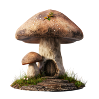 Mushroom on isolated transparent background png