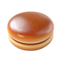 Dorayaki pancake on isolated transparent background png