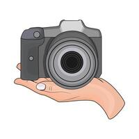 illustration of camera vector