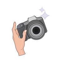 illustration of camera vector